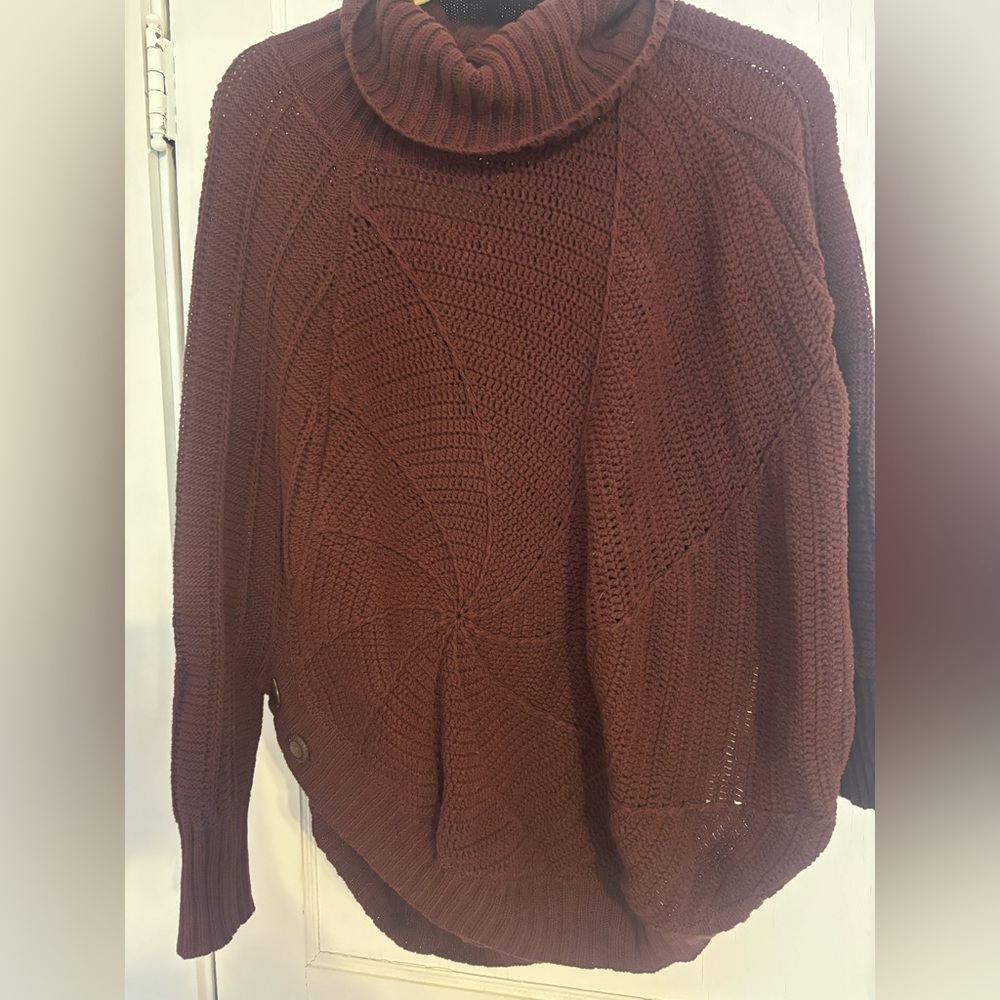 Anthropologie knit poncho